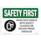 Signmission OSHA Sign, Wear Face Shield W/ W/ Symbol, 14in X 10in Decal, 14" W, 10" H, Landscape OS-SF-D-1014-L-11005 - alternate 1